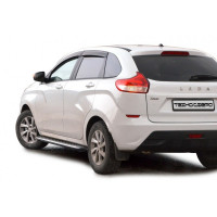 Защита порогов с резинкой ТехноСфера Эксклюзив d51 для Иксрей