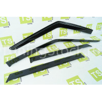 Дефлекторы-ветровики Voron Glass серии Samurai гибкие на ВАЗ 2109, 21099, 2114, 2115