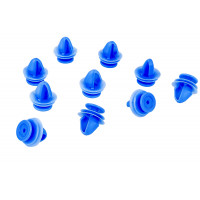 Оригинальные синие пистоны «Ежики» (10 шт) обивок дверей салона для Веста, Икрсей, Ларгус Оригинальные синие пистоны «Ежики» (10 шт) обивок дверей салона для Веста, Икрсей, Ларгус