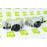 Комплект фар Освар с белым поворотником на ВАЗ 2108, 2109, 21099