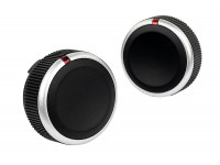 Ручки регулировки блока отопителя с серебристым кольцом на Hyundai Solaris Ручки регулировки блока отопителя с серебристым кольцом на Hyundai Solaris