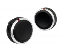 Ручки регулировки блока отопителя с серебристым кольцом на Hyundai Solaris Ручки регулировки блока отопителя с серебристым кольцом на Hyundai Solaris