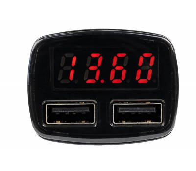 Устройство в прикуриватель 4 в 1 (вольтметр, амперметр, термометр, розетка) для ВАЗ с красной подсветкой Устройство в прикуриватель 4 в 1 (вольтметр, амперметр, термометр, розетка) для ВАЗ с красной подсветкой