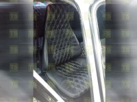 Обивка сидений Ромб (не чехлы) из экокожи на ВАЗ 2107