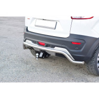 Защита заднего бампера Волна Ø51 мм из нержавейки для Иксрей Кросс 