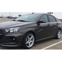 Пороги GT (Спорт) с крепежом для Веста