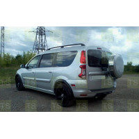 Накладки на арки (расширители арок) черная шаргень ЯрПласт для Ларгус Накладки на арки (расширители арок) черная шаргень ЯрПласт для Ларгус