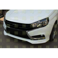 Юбка переднего бампера с клыками ASM для Веста, Веста SW Юбка переднего бампера с клыками ASM для Веста, Веста SW