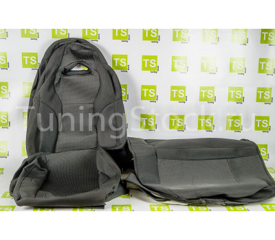 Комплект для сборки сидений Recaro черная ткань (центр черная ткань 10мм) для ВАЗ 2110, Приора седан