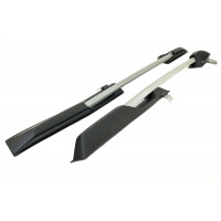 Рейлинги усиленные под крышу с ребром серебристый муар для Калина Универсал Рейлинги усиленные под крышу с ребром серебристый муар для Калина Универсал