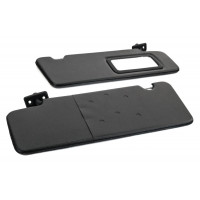 Черные солнцезащитные козырьки с зеркалом для Приора, Приора 2