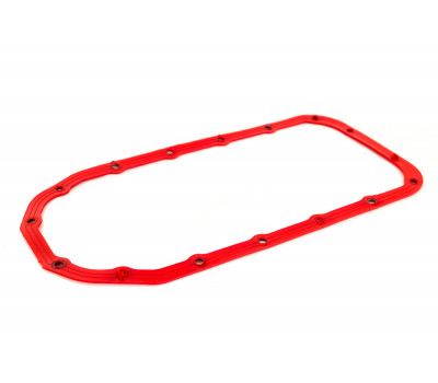 Прокладка масляного поддона красная из силикона с металлическими шайбами для Приора, Гранта, Калина, ВАЗ 2113-2115, 2110-2112, 2108-21099