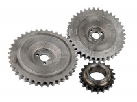 Комплект шестерен ГРМ двухрядных ВолгаАвтоПром для ВАЗ 2101-2107, Лада 4х4 (Нива)