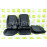 Обивка сидений (не чехлы) экокожа гладкая с цветной строчкой Ромб/Квадрат под цельный задний ряд сидений для Гранта FL