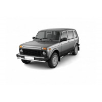 Защита переднего бампера одинарная ПТ Ø63 мм (НПС) нержавеющая сталь для 3-дверной Лада 4х4 Защита переднего бампера одинарная ПТ Ø63 мм (НПС) нержавеющая сталь для 3-дверной Лада 4х4