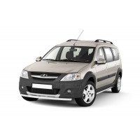 Защита порогов прямая «ПТ» Ø51мм (НПС) 01300203 для Ларгус Cross Защита порогов прямая «ПТ» Ø51мм (НПС) 01300203 для Ларгус Cross