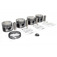 Комплект поршней МоторДеталь 82,4 мм ремонтная группа A с пальцами и кольцами для ВАЗ 2110-2112, 21123, 2114 с двигателем ВАЗ 21124