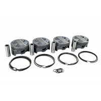 Комплект поршней МоторДеталь 82,5 мм ремонтная группа B с пальцами и кольцами  для Гранта, Приора, Калина, Калина 2