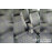 Обивка сидений (не чехлы) экокожа с тканью Полет (цветная строчка Ромб/Квадрат) для Шевроле/Лада Нива 2123 до 2014 года