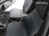 Обивка сидений (не чехлы) экокожа гладкая на Приора 2 седан