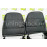 Обивка сидений (не чехлы) экокожа (центр с перфорацией) с цветной строчкой Ромб/Квадрат на ВАЗ 2112, 2111