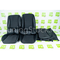 Обивка сидений (не чехлы) экокожа с тканью под цельный задний ряд сидений для Гранта FL