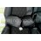 Обивка сидений (не чехлы) экокожа с тканью Полет (цветная строчка Ромб/Квадрат) для Шевроле/Лада Нива 2123 до 2014 года