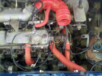 Патрубки двигателя 21082 армированный каучук красные на ВАЗ 2108-21099, 2113-2115 инжектор
