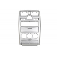 Центральная консоль 1DIN серебристая для Приора Центральная консоль 1DIN серебристая для Приора