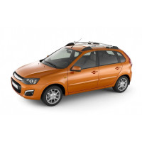 Рейлинги Комфорт серебристый муар для Гранта FL хэтчбек, Калина Хэтчбек, Калина 2 Хэтчбек