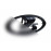 Шильдик Ладья черный лак нового образца для Веста, Иксрей, Гранта FL, Ларгус FL, Нива 4х4 Урбан, Нива Тревел