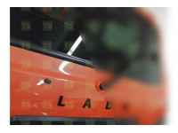 Шильдик-надпись LADA нового образца черный лак