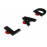 Шильдик-надпись название марки нового образца черный лак для Лада