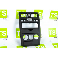 Центральная консоль 1DIN черный бархат на Приора Центральная консоль 1DIN черный бархат на Приора