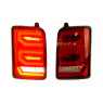 Задние светодиодные фонари RED LED красные с динамическим повторителем для Лада 4х4, Нива Легенд 21213, 21214, 2131, Урбан