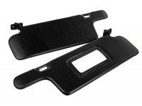 Солнцезащитные козырьки черные с зеркалом для ВАЗ 2113, 2114, 2115, 2108, 2109, 21099