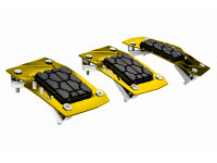 Накладки на педали Type R желтые с квадратным резиновым протектором