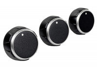 Ручки печки (регулировки блока отопителя) серебристое кольцо для Шевроле Нива, Нива Тревел