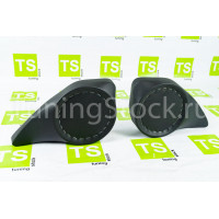 Подиумы направленные под 16 см динамики на передние двери Веста