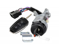 Выкидной ключ в стиле Ауди без чипа (пустой) с адаптированным замком зажигания для ВАЗ 2113-2115, 2110-2112 нового образца Выкидной ключ в стиле Ауди без чипа (пустой) с адаптированным замком зажигания для ВАЗ 2113-2115, 2110-2112 нового образца