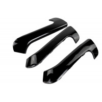 Облицовки рукояток пассажирских дверей черный лак для Гранта, Гранта FL, Калина 2, Датсун Облицовки рукояток пассажирских дверей черный лак для Гранта, Гранта FL, Калина 2, Датсун