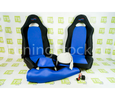 Комплект анатомических сидений VS Форсаж на ВАЗ 2110, 2111, 2112