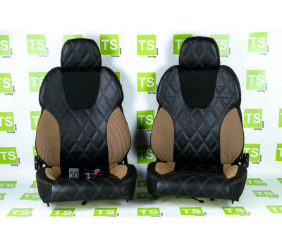 Комплект анатомических сидений VS Альфа на Шевроле Нива до 2014 г.в