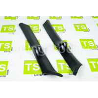 Стойки под пищалки черные направлены в салон Приора Стойки под пищалки черные направлены в салон Приора