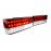 Светодиодные задние фонари красно-белые с полосой для ВАЗ 2108, 2109, 21099, 2113, 2114