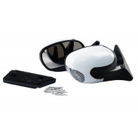 Комплект белых боковых зеркал Волна с повторителем для ВАЗ 2104, 2105, 2107 Комплект белых боковых зеркал Волна с повторителем для ВАЗ 2104, 2105, 2107