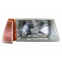 Правая передняя фара с белым поворотником для ВАЗ 2108, 2109, 21099 Правая передняя фара с белым поворотником для ВАЗ 2108, 2109, 21099