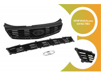 Комплект оригинальных решеток радиатора и бампера с шильдиком для Приора SE седан, Приора 2