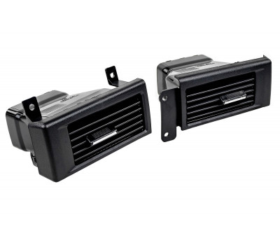 Боковые сопла воздуховодов с хромированным поводком для Приора 2