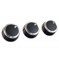 Ручки регулировки блока отопителя хром кольцо для Ниссан Альмера, Рено Дастер, Сандеро, Логан, Иксрей, Ларгус